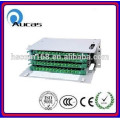 China Fabricante ODF Óptico Marco de distribución 1U 19 pulgadas de fibra óptica deslizante patch panel SC Simplex